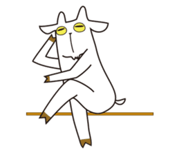 Yagi Be~e of goat's house sticker #554687