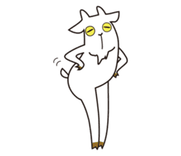Yagi Be~e of goat's house sticker #554706