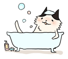 soothing cat HANACHAN sticker #554842