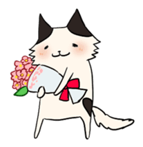 soothing cat HANACHAN sticker #554865