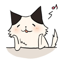 soothing cat HANACHAN sticker #554867
