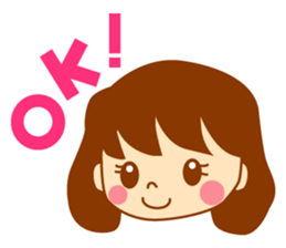 It is a female daily conversationSticker sticker #555756