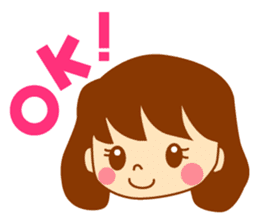 It is a female daily conversationSticker sticker #555756