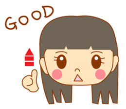 It is a female daily conversationSticker sticker #555759