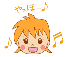 It is a female daily conversationSticker sticker #555760