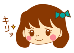 It is a female daily conversationSticker sticker #555764