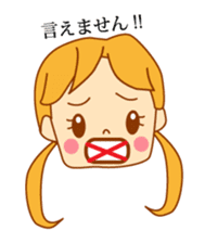 It is a female daily conversationSticker sticker #555770