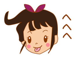 It is a female daily conversationSticker sticker #555771