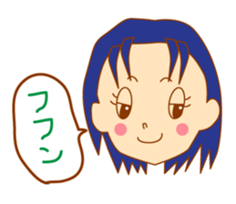 It is a female daily conversationSticker sticker #555777