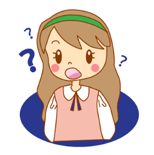 It is a female daily conversationSticker sticker #555785