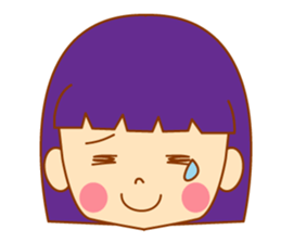 It is a female daily conversationSticker sticker #555789