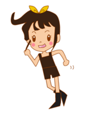 It is a female daily conversationSticker sticker #555790