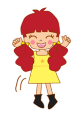 It is a female daily conversationSticker sticker #555791