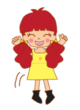 It is a female daily conversationSticker sticker #555791