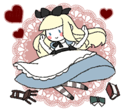 Alice's dream world sticker #556394