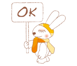 funny bunny (English version) sticker #556474