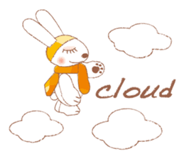 funny bunny (English version) sticker #556477