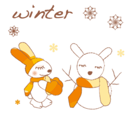 funny bunny (English version) sticker #556483