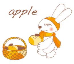funny bunny (English version) sticker #556489
