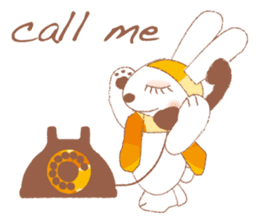 funny bunny (English version) sticker #556492