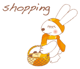 funny bunny (English version) sticker #556505