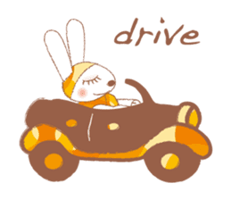 funny bunny (English version) sticker #556507
