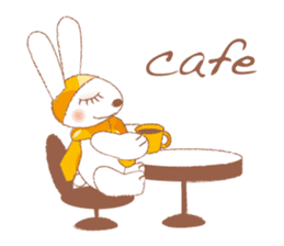 funny bunny (English version) sticker #556511