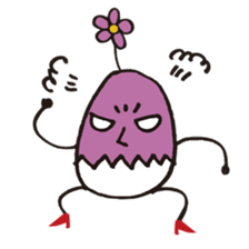 Lady-Tamako-boiled egg sticker #556715