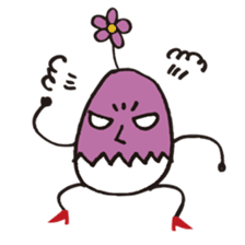 Lady-Tamako-boiled egg sticker #556715