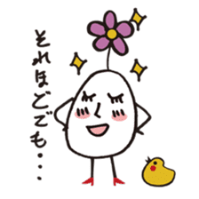 Lady-Tamako-boiled egg sticker #556721