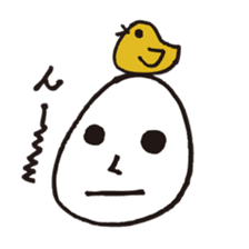 Lady-Tamako-boiled egg sticker #556727