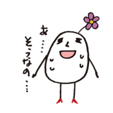 Lady-Tamako-boiled egg sticker #556730