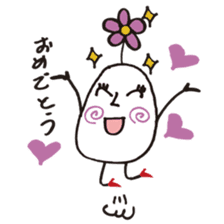 Lady-Tamako-boiled egg sticker #556732