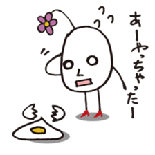 Lady-Tamako-boiled egg sticker #556742