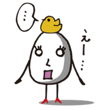 Lady-Tamako-boiled egg sticker #556746