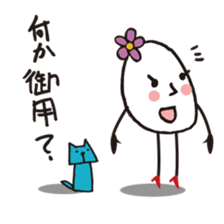 Lady-Tamako-boiled egg sticker #556747