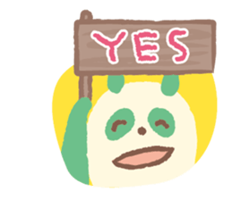 Colorful Panda sticker #557806