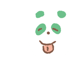Colorful Panda sticker #557816