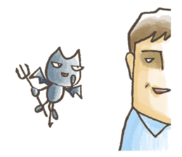 A Little Angel & A Little Devil sticker #558079