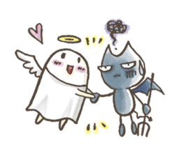 A Little Angel & A Little Devil sticker #558091