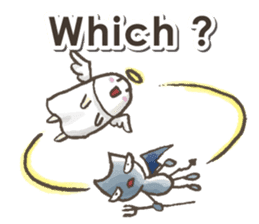 A Little Angel & A Little Devil sticker #558093