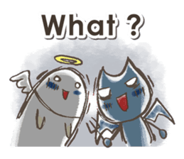 A Little Angel & A Little Devil sticker #558100