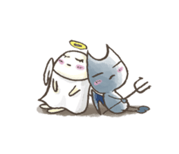 A Little Angel & A Little Devil sticker #558112