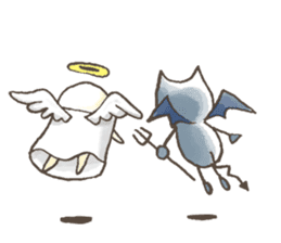 A Little Angel & A Little Devil sticker #558113