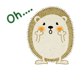 Hedgehog Haris by Takako sticker #558199
