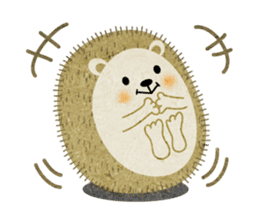 Hedgehog Haris by Takako sticker #558200