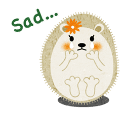 Hedgehog Haris by Takako sticker #558201