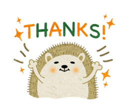 Hedgehog Haris by Takako sticker #558206