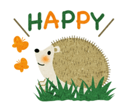 Hedgehog Haris by Takako sticker #558208