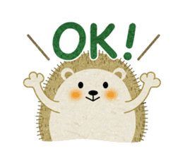 Hedgehog Haris by Takako sticker #558213